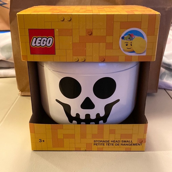 Lego Other - Lego Skeleton Storage Head Small